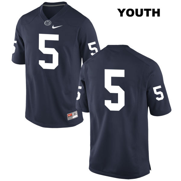 NCAA Nike Youth Penn State Nittany Lions DaeSean Hamilton #5 College Football Authentic No Name Navy Stitched Jersey CRM4498IJ
